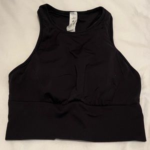 black lululemon ebb to train bra